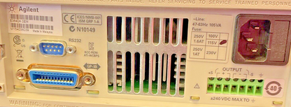 AGILENT E3640A DC POWER SUPPLY 0-8V,3A/0-20V,1.5A
