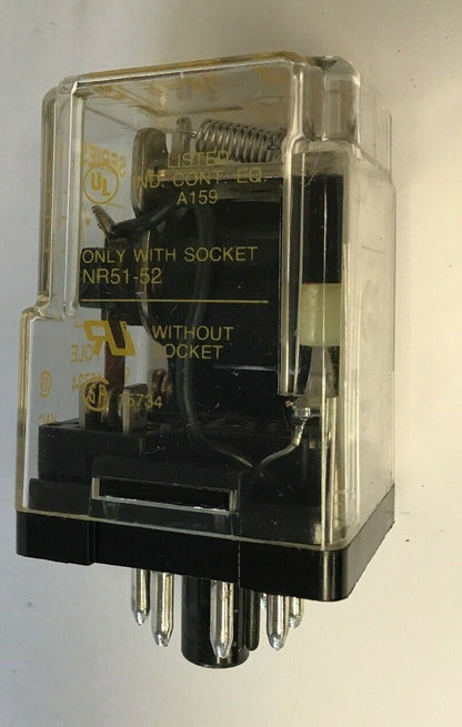 SQUARE D 8501 KP-12V36 GENERAL PURPOSE RELAY CONTACTS DPDT 10A COIL 12V 50/60HZ