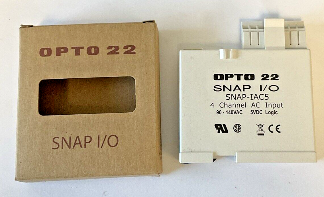 OPTO 22 SNAP I/O SNAP-IAC5 DIGITAL MODULE 90-140VAC 5VDC 4 CHANNEL