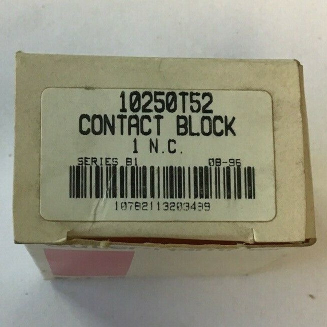 CUTLER-HAMMER 10250T52 CONTACT BLOCK 1N.C. ***LOTOF2***