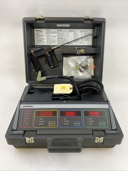 BACHARACH COMBUSTION ANALYZER / ENVIRONMENTAL MONITOR MODEL 300 120VAC 24-7053