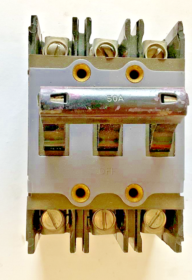 SQUARE D MH350 CIRCUIT BREAKER 240VAC 3POLE 50A