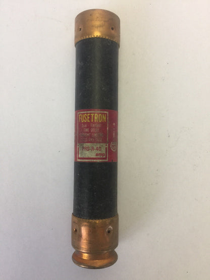 FUSETRON FRS-R-40 FUSE 600VAC 40A DUAL ELEMENT TIME DELAY CLASS RK5 (LOT OF 10)