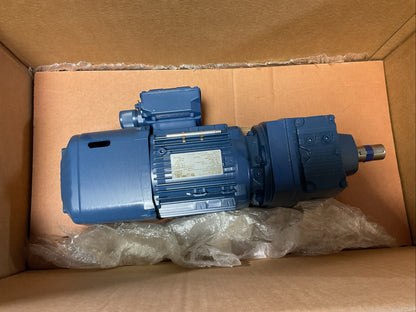 SEW-EURODRIVE R47 DRN90S4/BE2HR GEAR MOTOR HZ 60 rpm 1762/91 V230/460 YY/Y