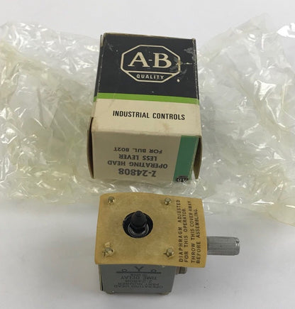 ALLEN-BRADLEY, Z-24808, OPERATING HEAD, LESS LEVER, , BUL: 802T, NEW IN BOX