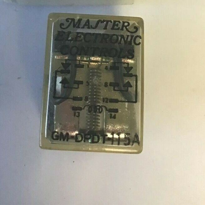 MASTER ELECTRONIC CONTROLS GM-DPDT-115A RELAY***LOTOF5***