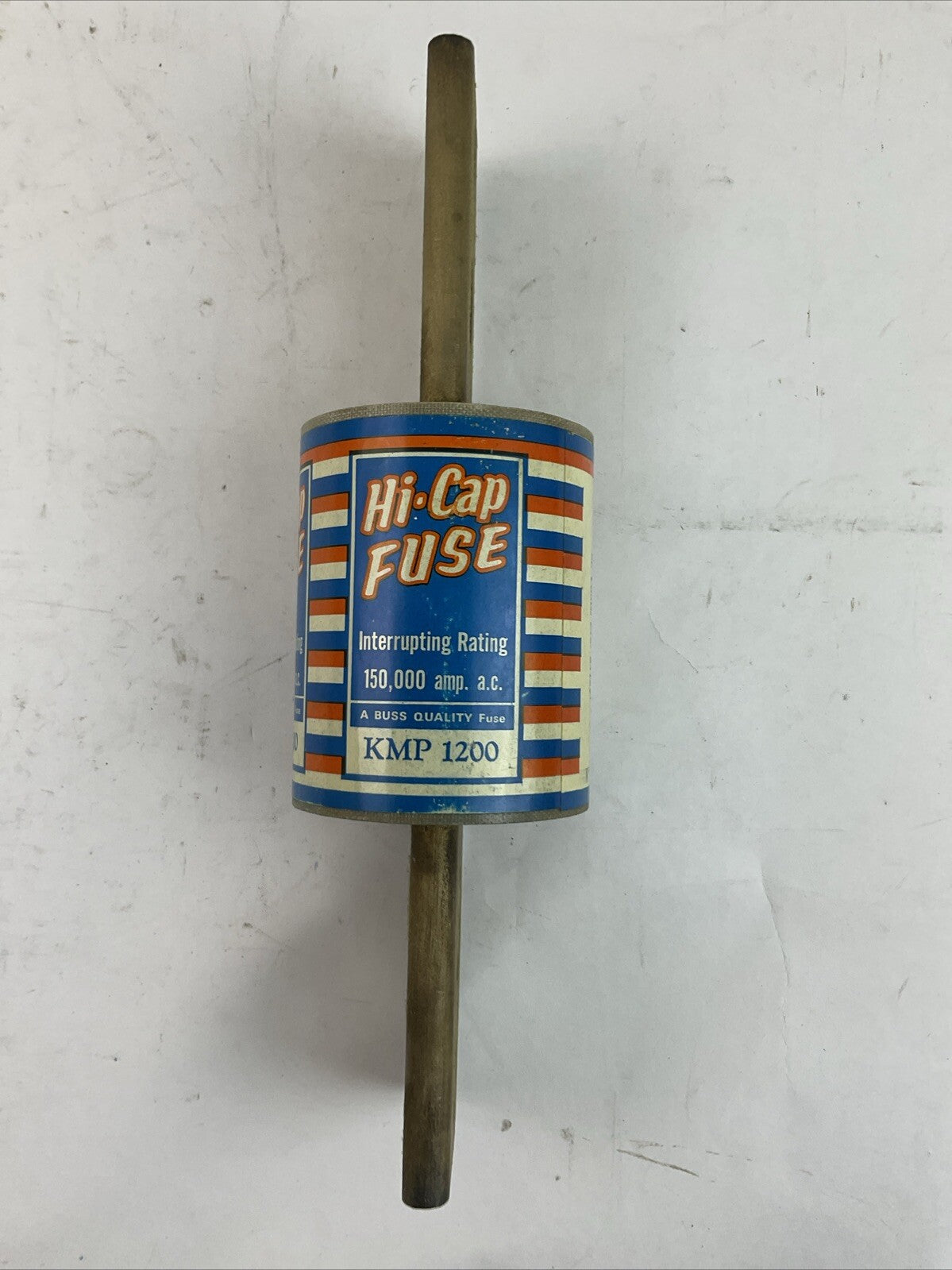 BUSSMANN KMP 1200 HI-CAP FUSE 500VAC INTERRUPTING RATING 150,000 amp a.c.