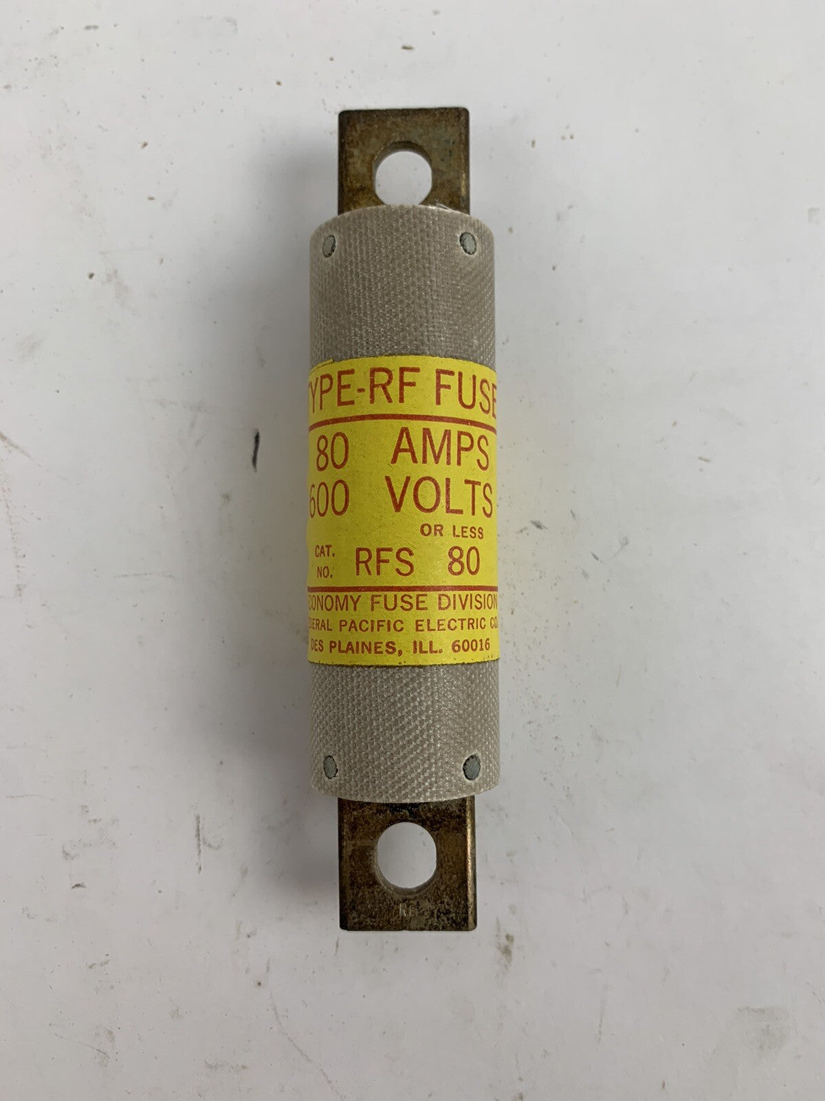 Economy Fuse RFS80 80A 600V Type-RF Fuse "Lot of 10"