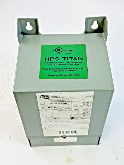 HPS HAMMOND POWER SOLUTIONS - Q003LEKF - SINGLE PHASE DRY TYPE TRANSFORMER
