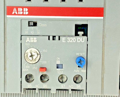 ABB E320DU OVERLOAD RELAY 320A 50/60HZ 690V