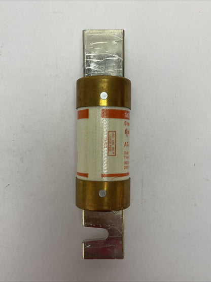 GOULD SHAWMUT AT-DE 300R AMP-TRAP DUAL ELEMENT CLASS RK5 FUSE 250VAC 300AMP
