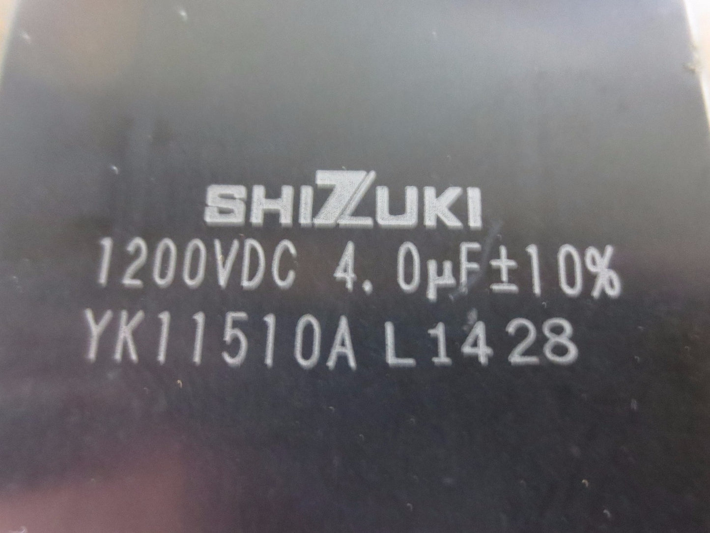 SHIZUKI YK11510AL1428 CAPACITOR - 1200VDC, 4.0µF +/- 10%