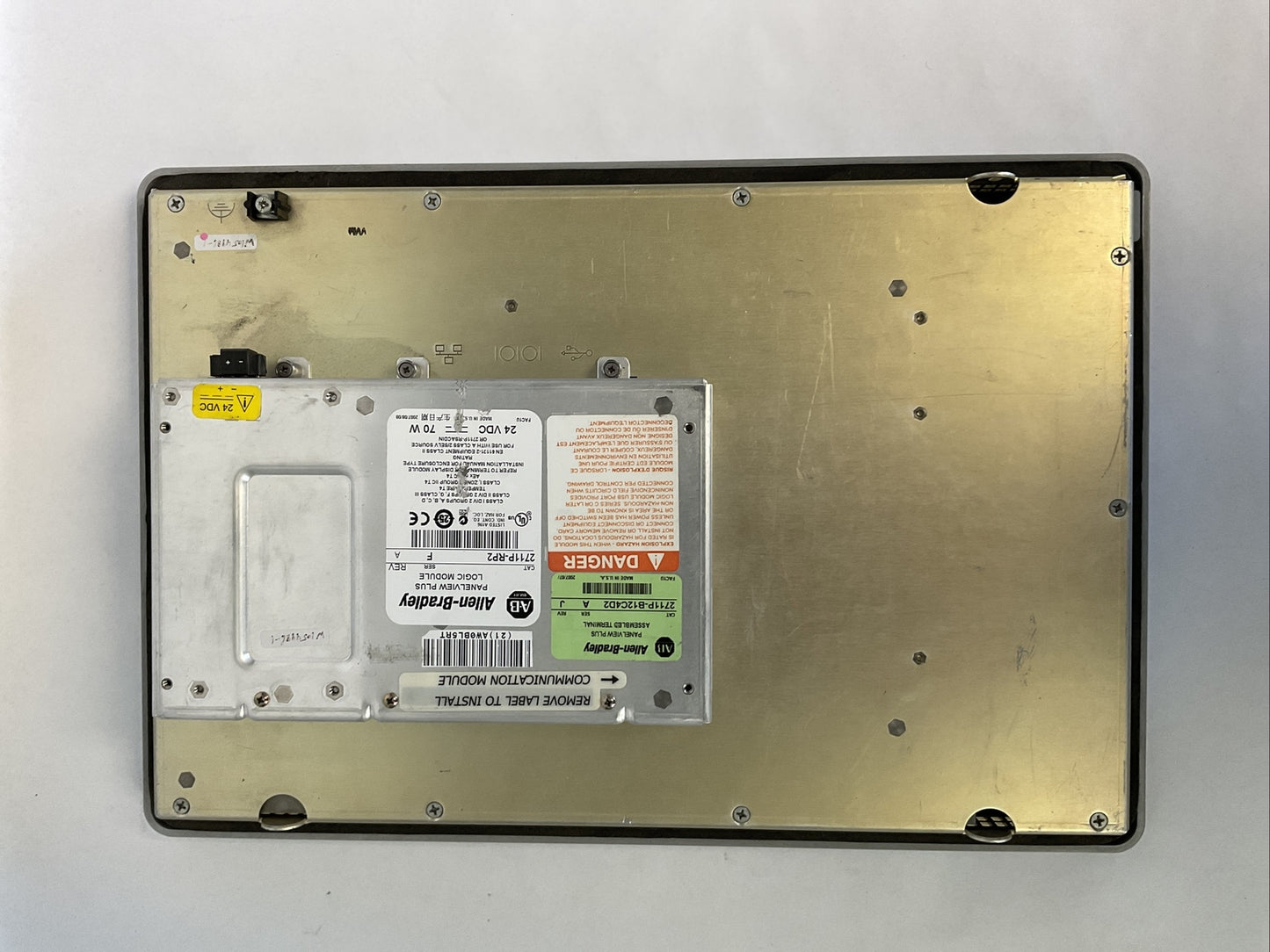 ALLEN BRADLEY 2711P-B12C4D2 SER A REV J 2711P-RP2 SER F REV A 24VDC 70W