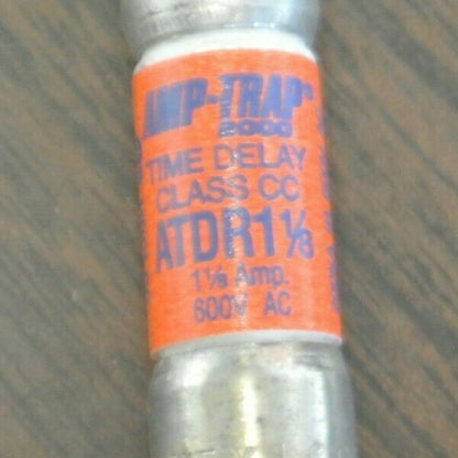 LOT of 8 / FERRAZ-SHAWMUT ATDR1-1/8 FUSE / 1-1/8A, 600V / NEW SURPLUS ATDR 1-1/8