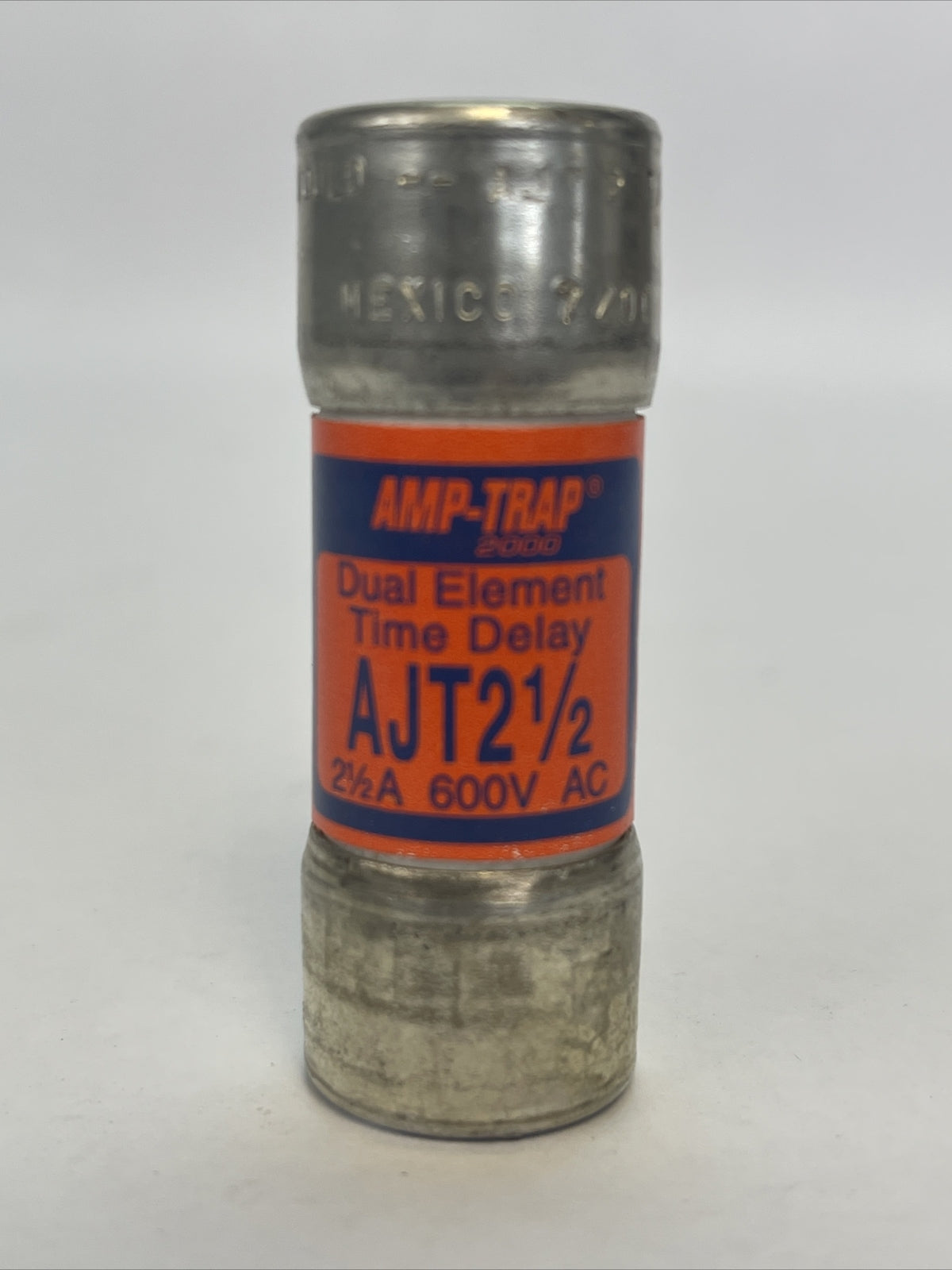 FERRAZ AJT2-1/2 AMP-TRAP 2000 DUAL ELEMENT FUSE 2-1/2AMP 600VAC (LOT OF 10)