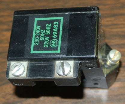 ALLEN-BRADLEY 69A83 COIL SIZE 00 220/50Hz, 230-240V/60Hz  NEW SURPLUS  LOT of 10
