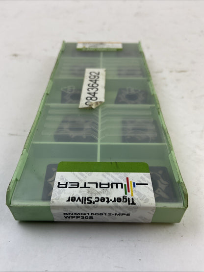 WALTER SNMG150612-MP5 WPP30S SNMG543-MP5 CARBIDE INSERT TIGER-TEC (BOX OF 10)