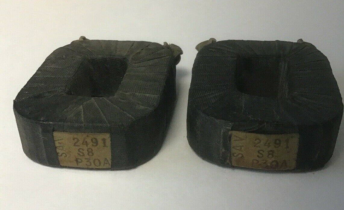 SCHNEIDER ELECTRIC 2491-S8-P30A COIL120V-60HZ, 110V-50HZ***LOTOF2***
