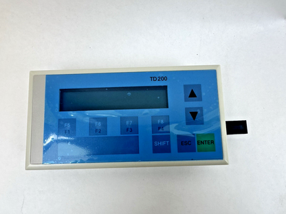 SIEMENS 6ES7 272-0AA30-0YA0  TD200 Text Display Panel Meter