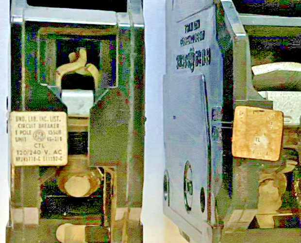 GENERAL ELECTRIC TQL1120&TQL1150 CIRCUIT BREAKER STYLEA 120/240VAC 1POLE*LOTOF2*