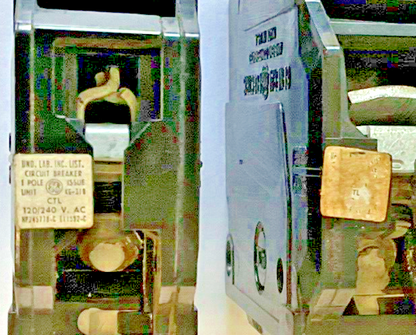 GENERAL ELECTRIC TQL1120&TQL1150 CIRCUIT BREAKER STYLEA 120/240VAC 1POLE*LOTOF2*