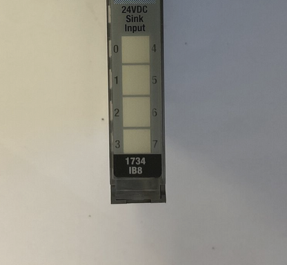 ALLEN BRADLEY 1734-IB8 INPUT MODULE 24VDC 5MA SER.D FW3.022