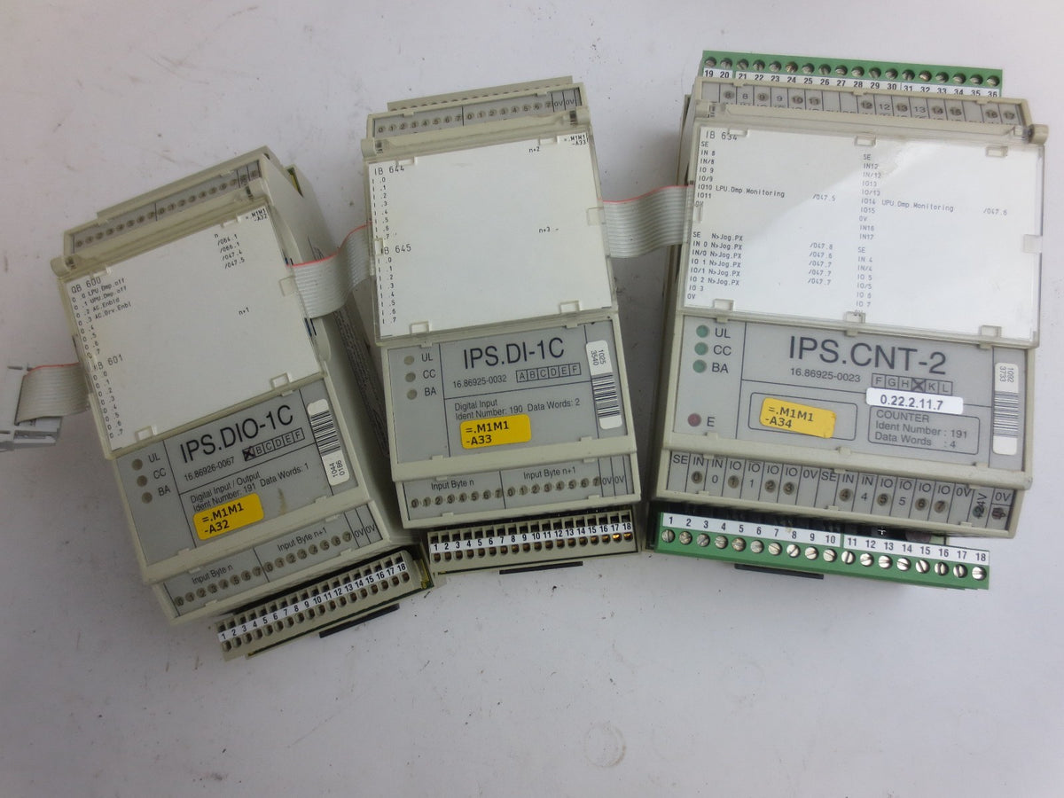 MAN ROLAND IPS.CNT-2 COUNTER MODULE + IPS.DI-1C DIGITAL INPUT + IPS.DIO-1C I/O