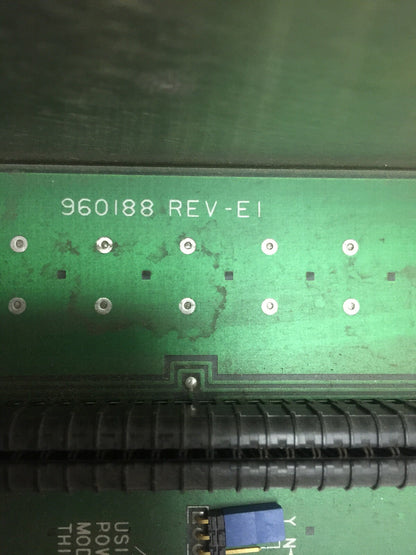 ALLEN BRADLEY 1771-A2B 8 SLOT I/O CHASSIS 5V PLANE 16A @ 5.25VDC MEMORY LINE .5A