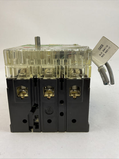 MOELLER N 6-160-CNA CIRCUIT BREAKER 600VAC 150A 3PH 125HP NHI22-NZM