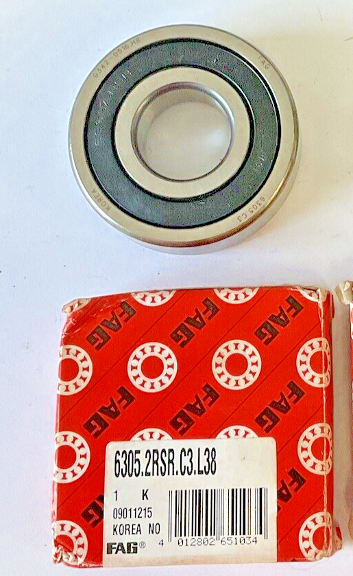 FAG 6305.C3 BALL BEARING 6305.2RSR.C3.L38 ***LOTOF2***