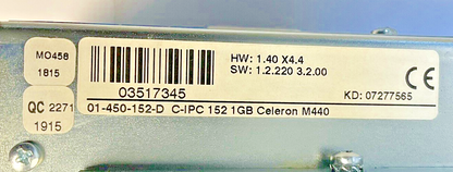 SIGMATEK C-IPC CONTROLLER HW:1.40 X 4.4 SW:1.2.220 X 3.2.00