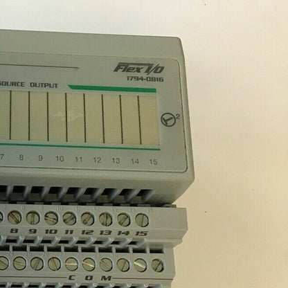ALLEN BRADLEY 1794-0B16 FLEX I/O  24VDC SOURCE OUTPUT MODULE