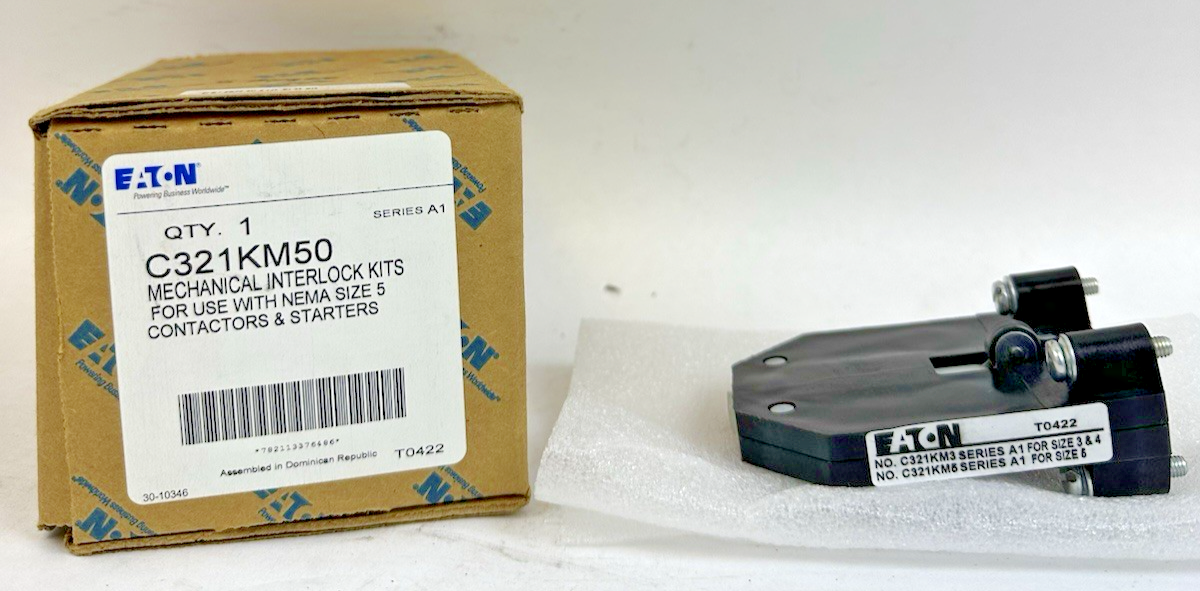 EATON C321KM50 MECHANICAL INTERLOCK FREEDOM ACCESSORY HORIZONTAL NEMA 5