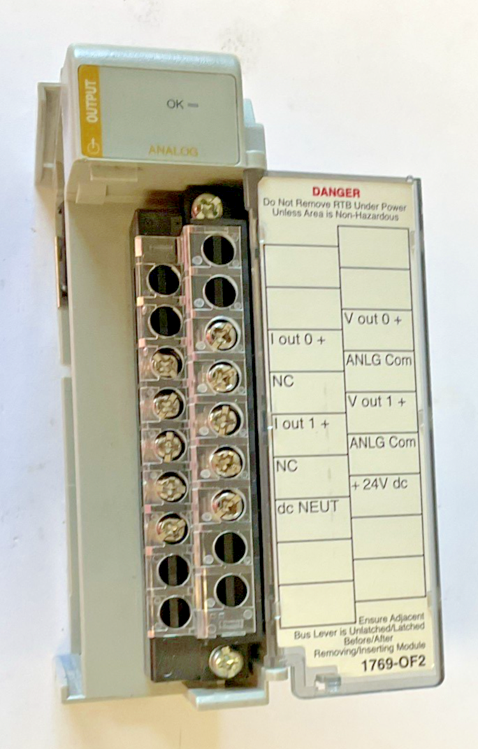 ALLEN BRADLEY 1769-OF2 OUTPUT MODULE SER.B F/W REV:3.1