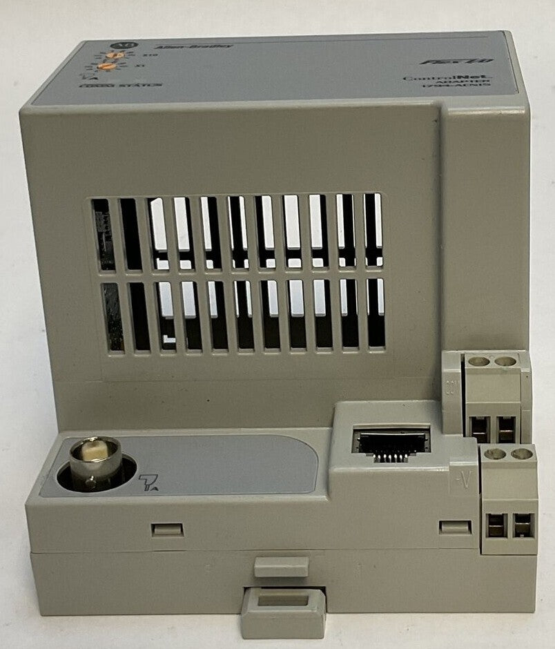 ALLEN BRADLEY 1794-ACN15 FLEX I/O CONTROL NET ADAPTER OUTPUT 5VDC 640mA INPUT