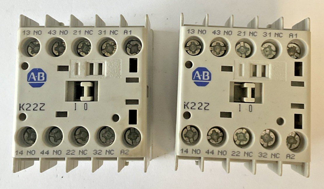 ALLEN BRADLEY 700-K22Z-*  CONTROL RELAY SER.B 600VAC 10A ****LOTOF2****