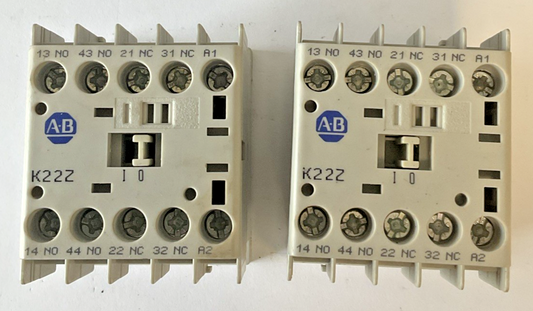 ALLEN BRADLEY 700-K22Z-*  CONTROL RELAY SER.B 600VAC 10A ****LOTOF2****