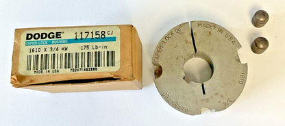 DODGE 117158 CJ TAPER-LOCK BUSHING 1610 X 3/4 KW