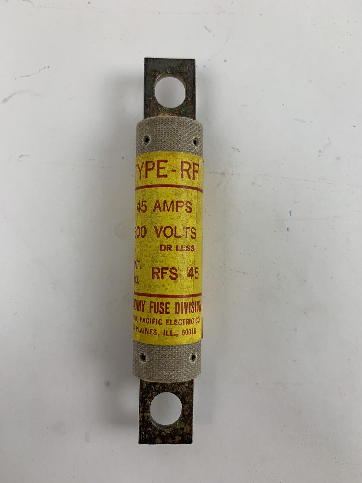 Economy Fuse RFS45 45A 600V Type-RF Fuse "Lot of 10"