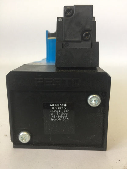 FESTO MEBH-5/3E-D-3-ZSR-C SOLENOID VALVE