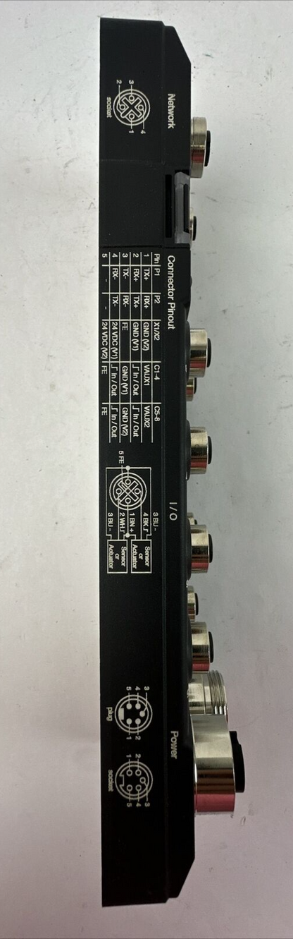 TURCK TBEN-L1-16DXP ETHERNET I/O MODULE POWER SUPPLY 18...30VDC F/W VER V3.1.2.0