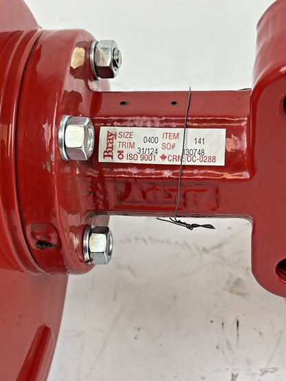 BRAY - 70-0061-113D0-536/A ACTUATOR/ 20-0400-92801 (561) - 4" BUTTERFLY VALVE