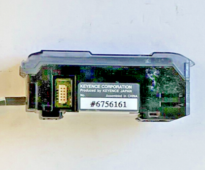 KEYENCE FS-V31P FIBER OPTIC PHOTOELECTRIC SENSOR 12-24VDC 30V 100MA **CORD CUT**