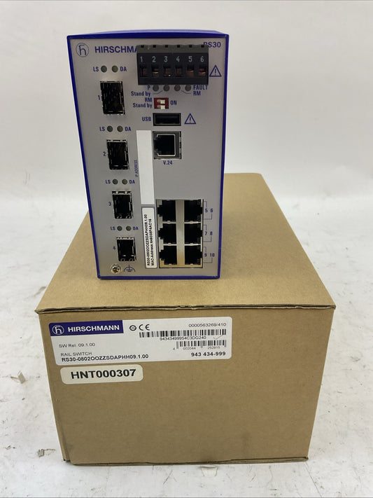 HIRSCHMANN RS30-0802OOZZSDAPHH09.1.00 RAIL SWITCH