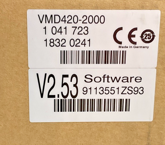 SICK VMD420-2000 VOLUME MODULE HEAD V2.53 30VDC 25VA