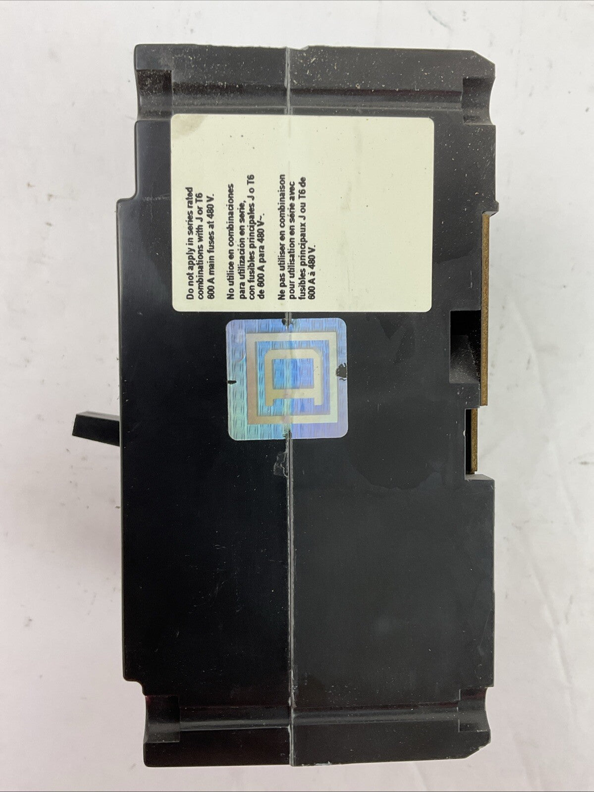 SQUARE D FHL36020 CIRCUIT BREAKER 20A 600VAC 250VDC 3POLE