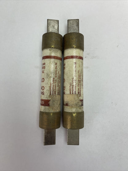 GOULD SHAWMUT OTS75 ONE-TIME FUSE 75AMP 600VAC (LOT OF 2)