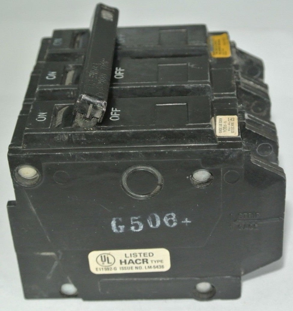 GGENERAL ELECTRIC CIRCUIT BREAKER - 3-POLE w/ COMMON TRIP - 20A