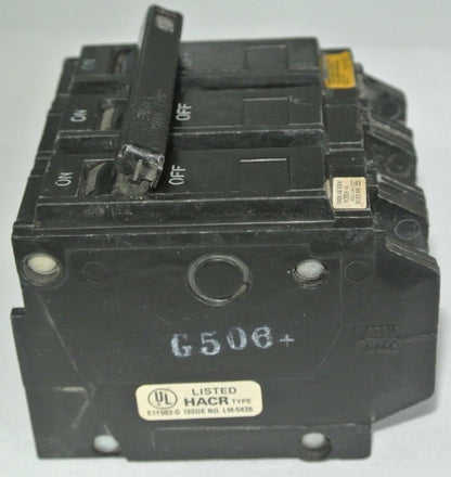 GGENERAL ELECTRIC CIRCUIT BREAKER - 3-POLE w/ COMMON TRIP - 20A