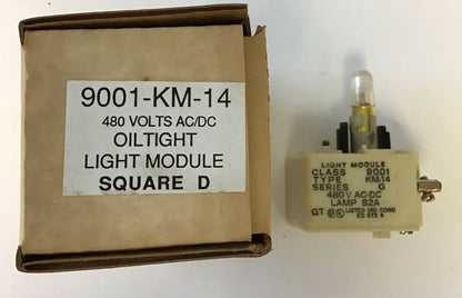 SQUARE D 9001-KM-14 OILTIGHT LIGHT MODULE 480VAC